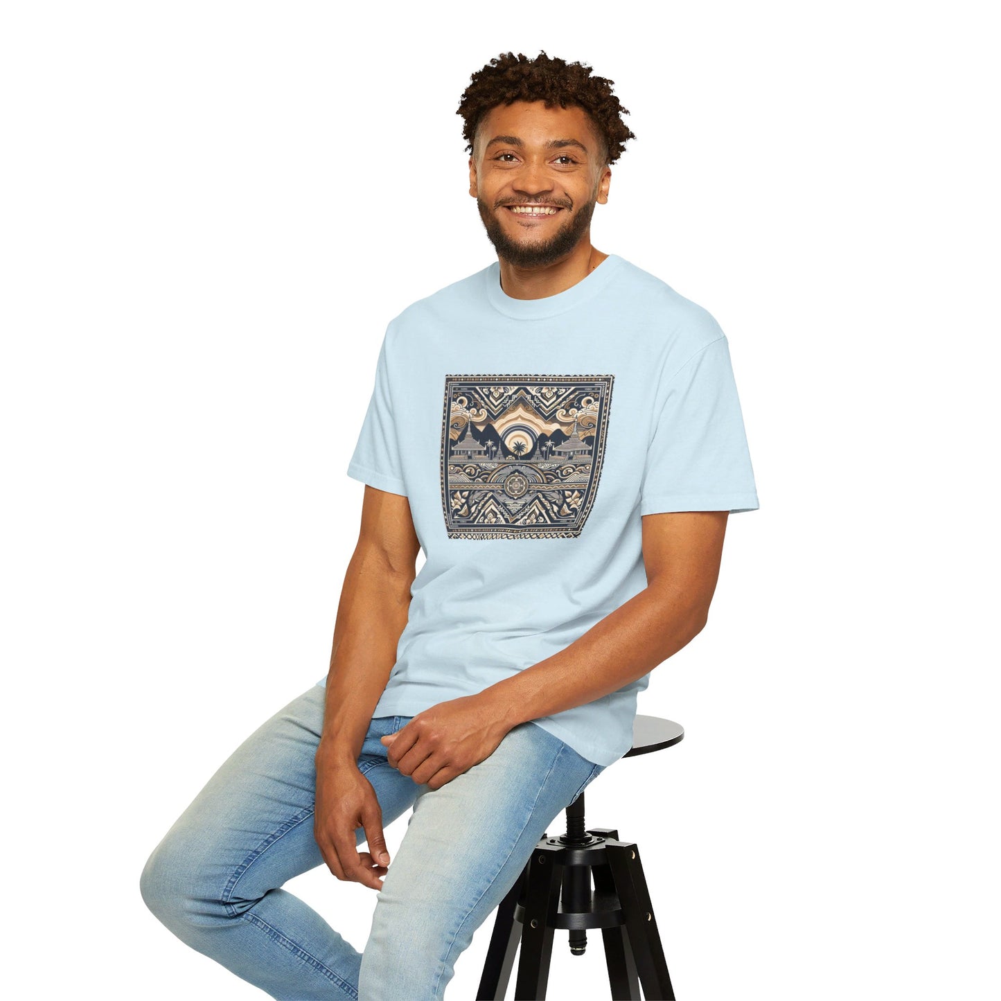 LAOBUILT HERITAGE MOSAIC T-SHIRT