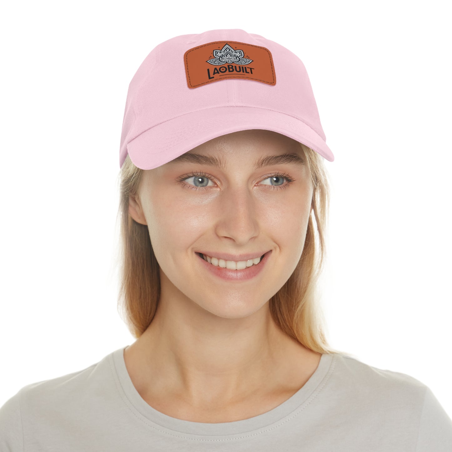 LAOBUILT HAT WITH LEATHER PATCH