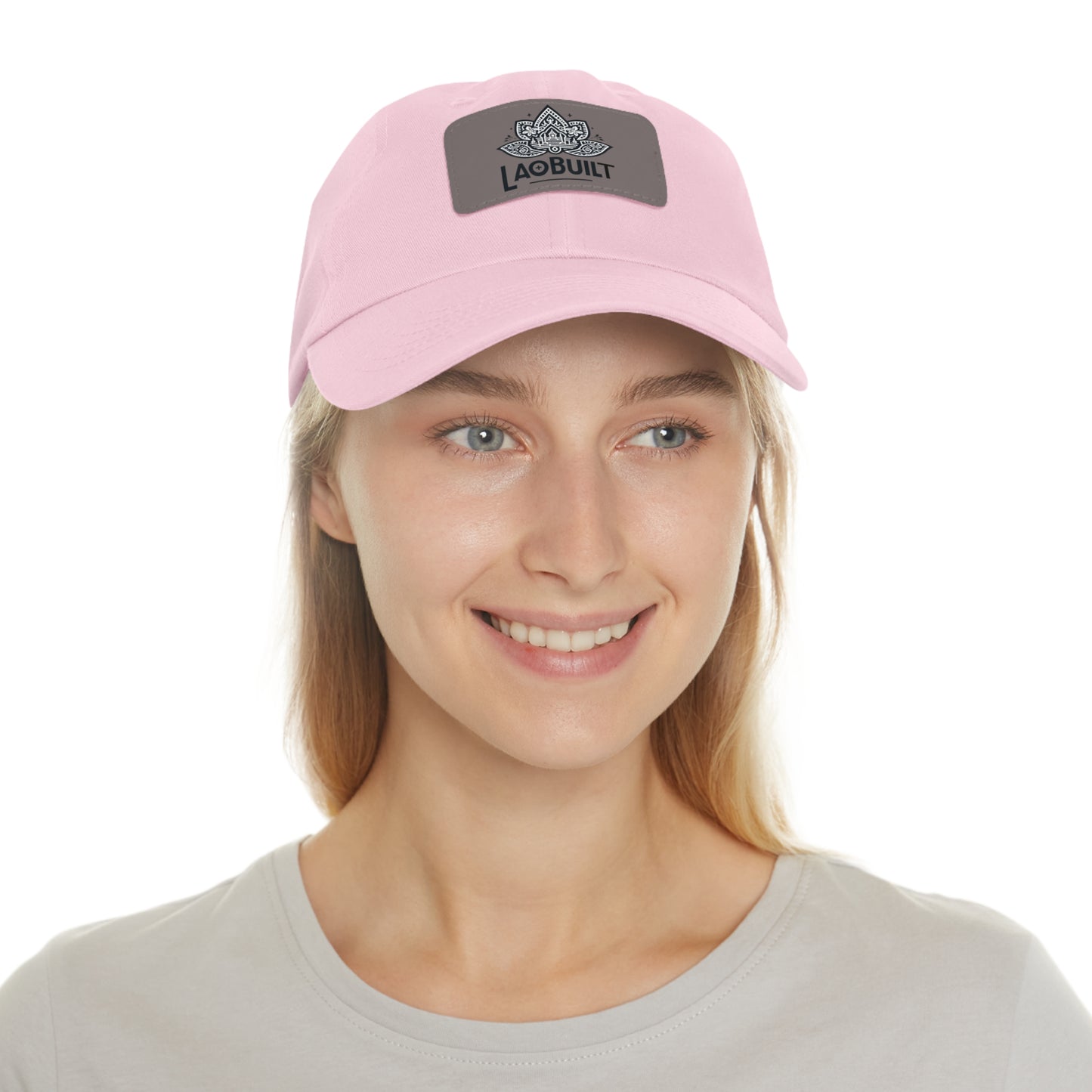 LAOBUILT HAT WITH LEATHER PATCH