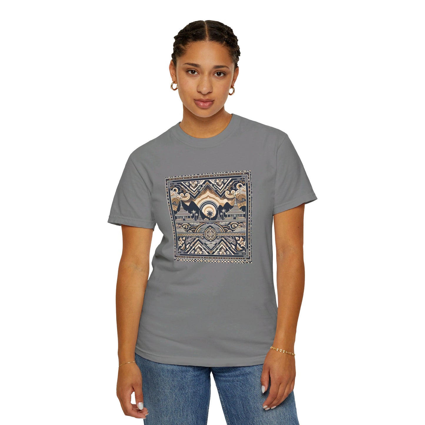 LAOBUILT HERITAGE MOSAIC T-SHIRT