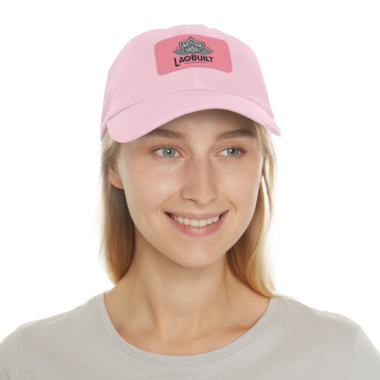 LAOBUILT HAT WITH LEATHER PATCH