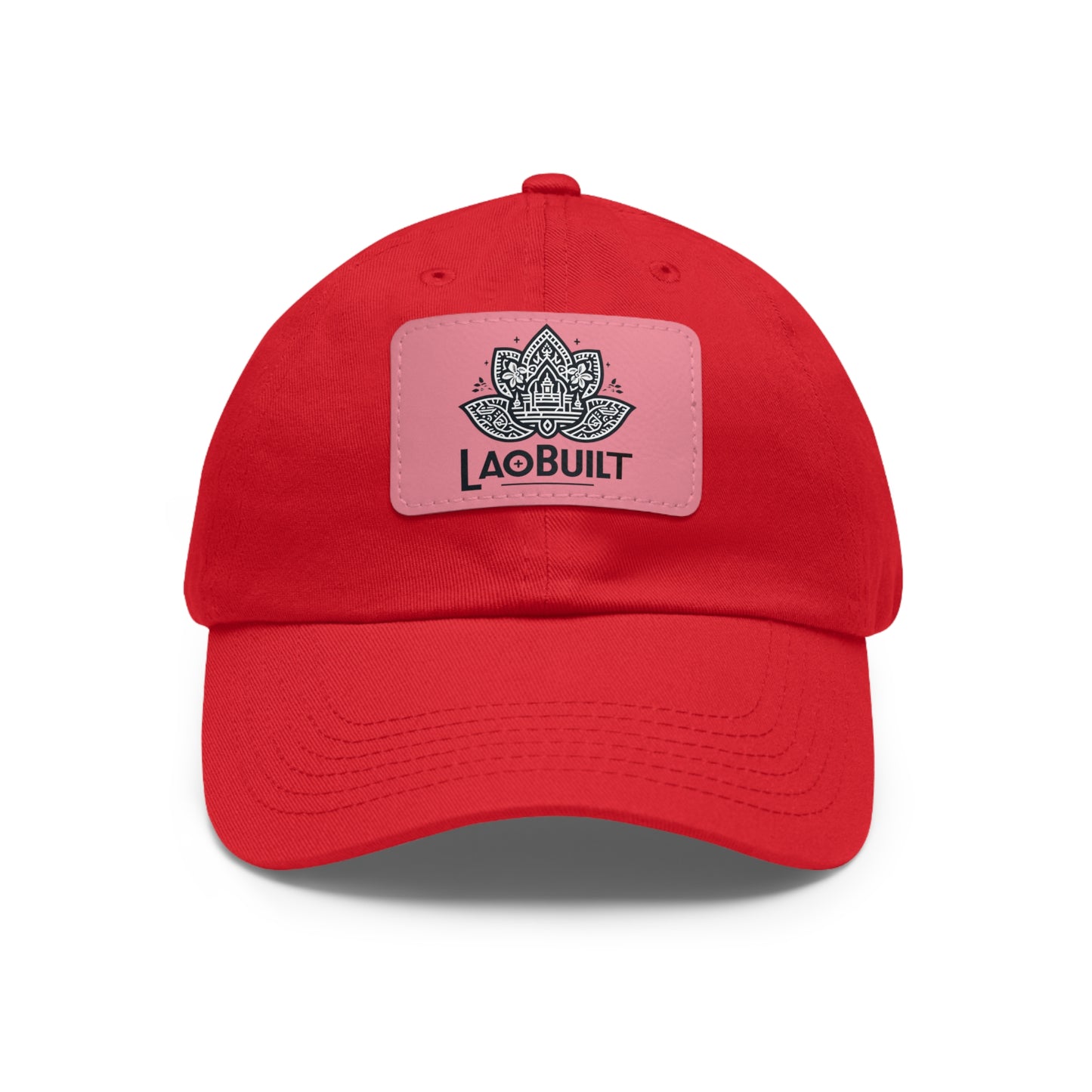 LAOBUILT HAT WITH LEATHER PATCH