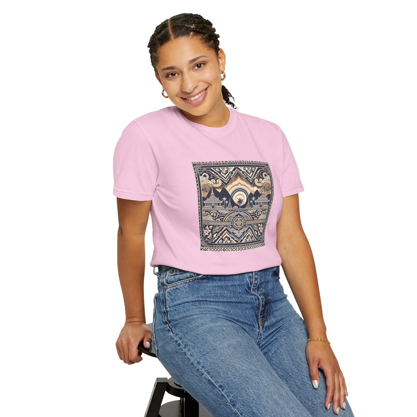 LAOBUILT HERITAGE MOSAIC T-SHIRT