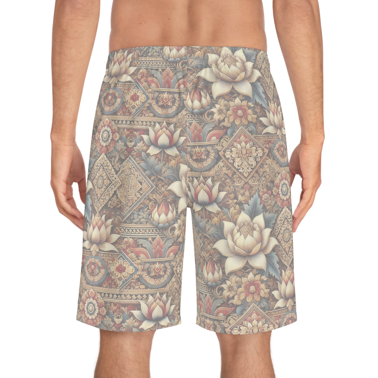 MEN'S LIGHT HERITAGE BLOSSOMS BOARD SHORTS