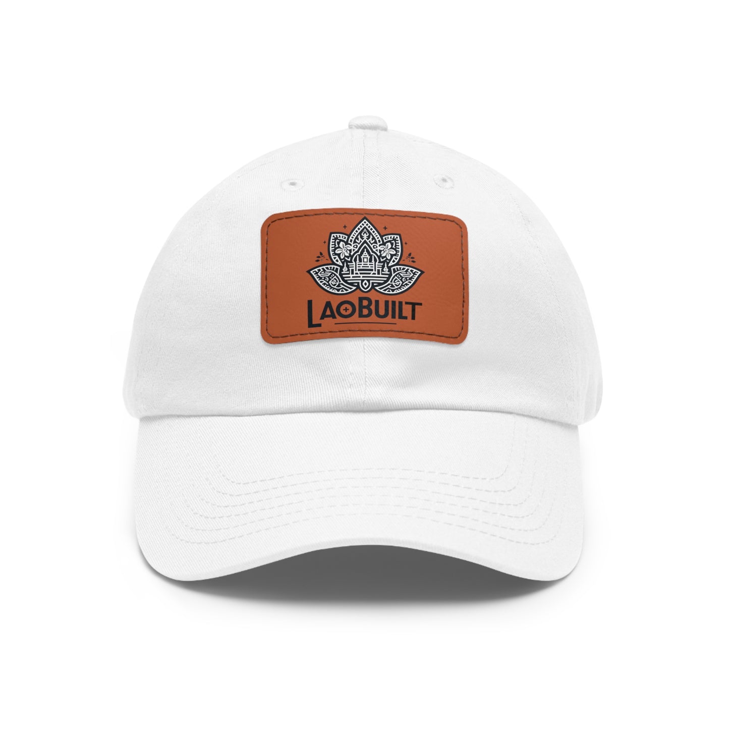 LAOBUILT HAT WITH LEATHER PATCH