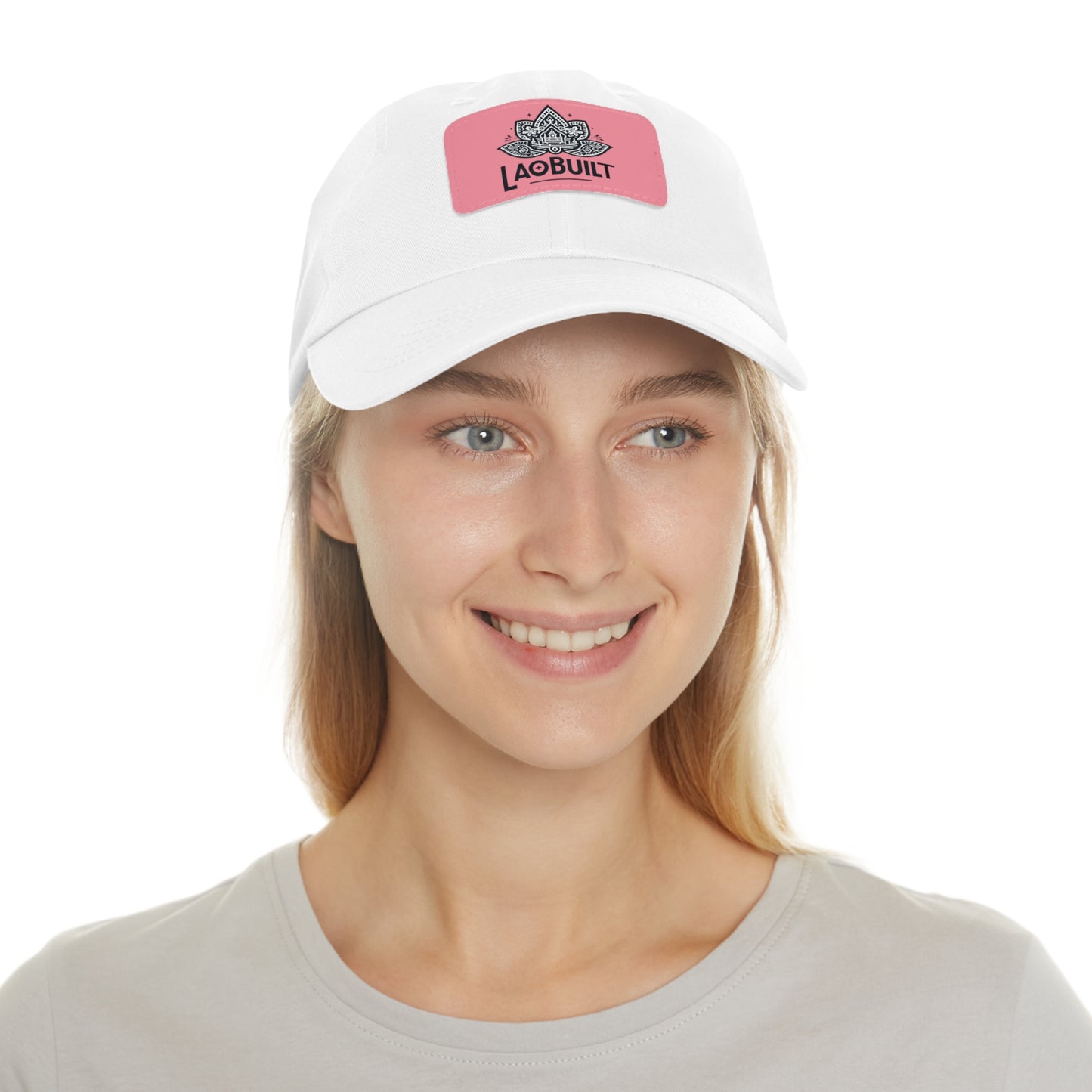 LAOBUILT HAT WITH LEATHER PATCH