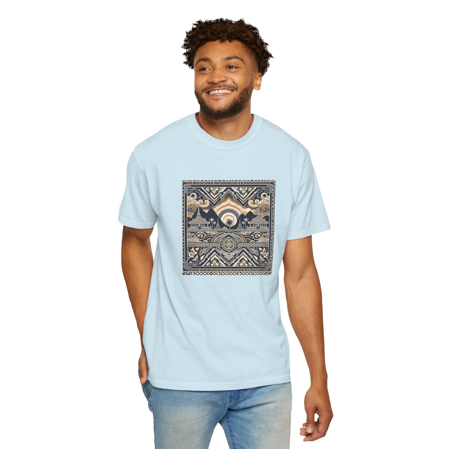 LAOBUILT HERITAGE MOSAIC T-SHIRT