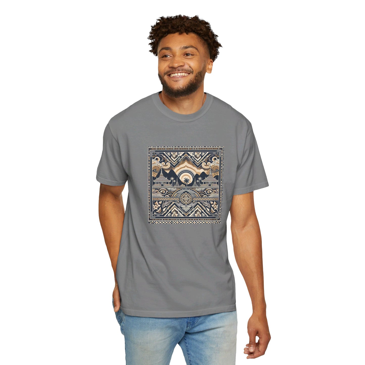 LAOBUILT HERITAGE MOSAIC T-SHIRT