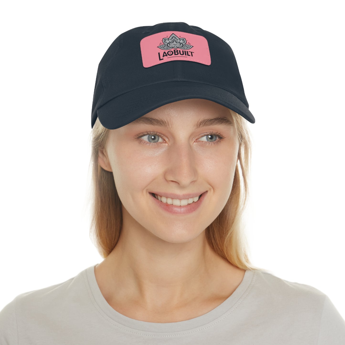 LAOBUILT HAT WITH LEATHER PATCH