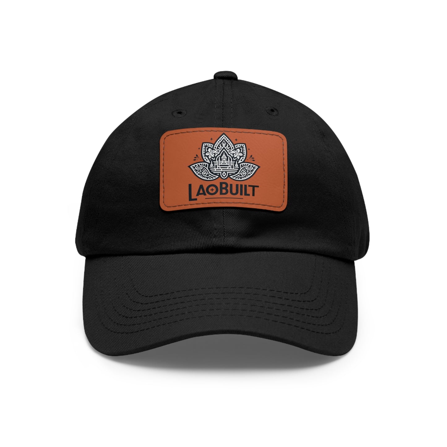 LAOBUILT HAT WITH LEATHER PATCH