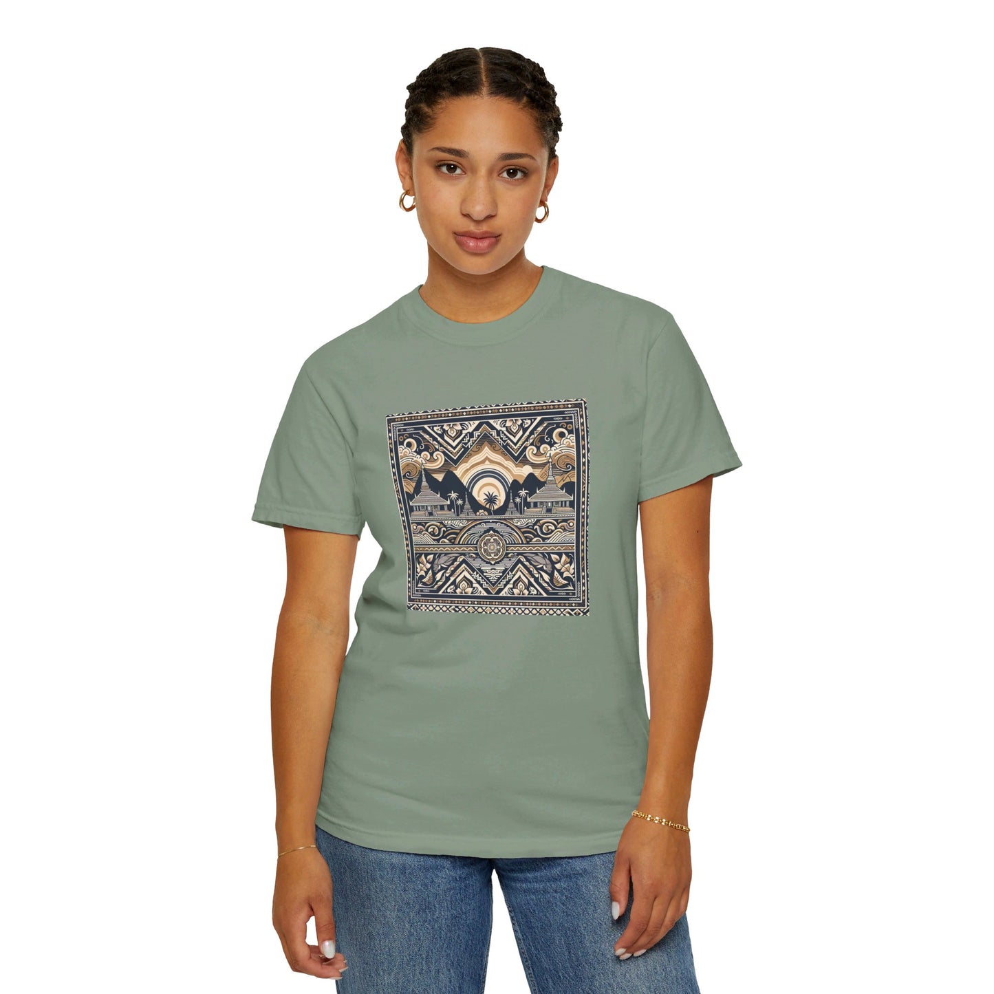 LAOBUILT HERITAGE MOSAIC T-SHIRT
