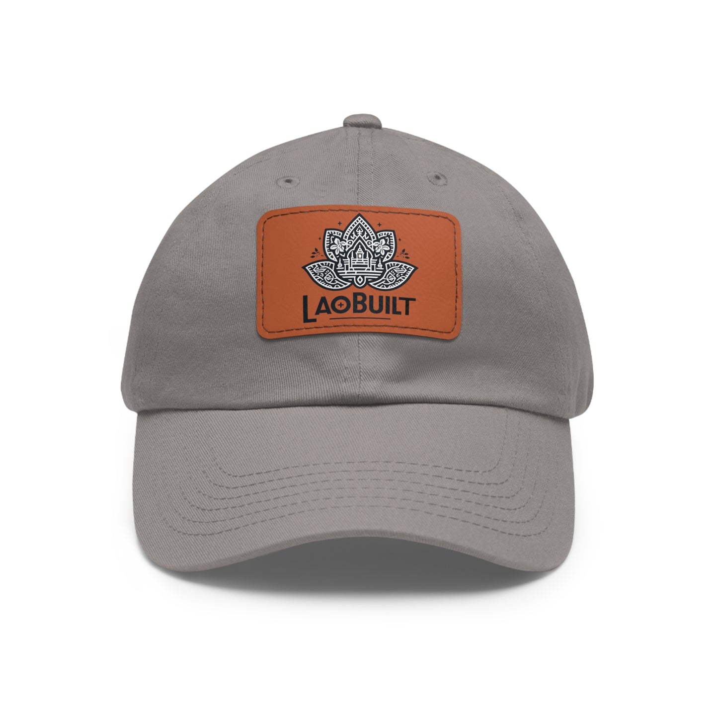 LAOBUILT HAT WITH LEATHER PATCH