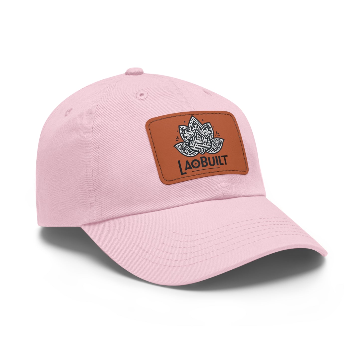 LAOBUILT HAT WITH LEATHER PATCH