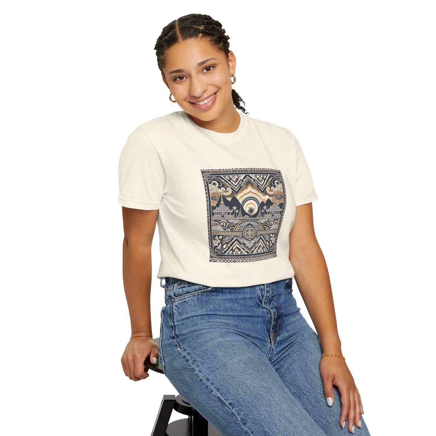 LAOBUILT HERITAGE MOSAIC T-SHIRT