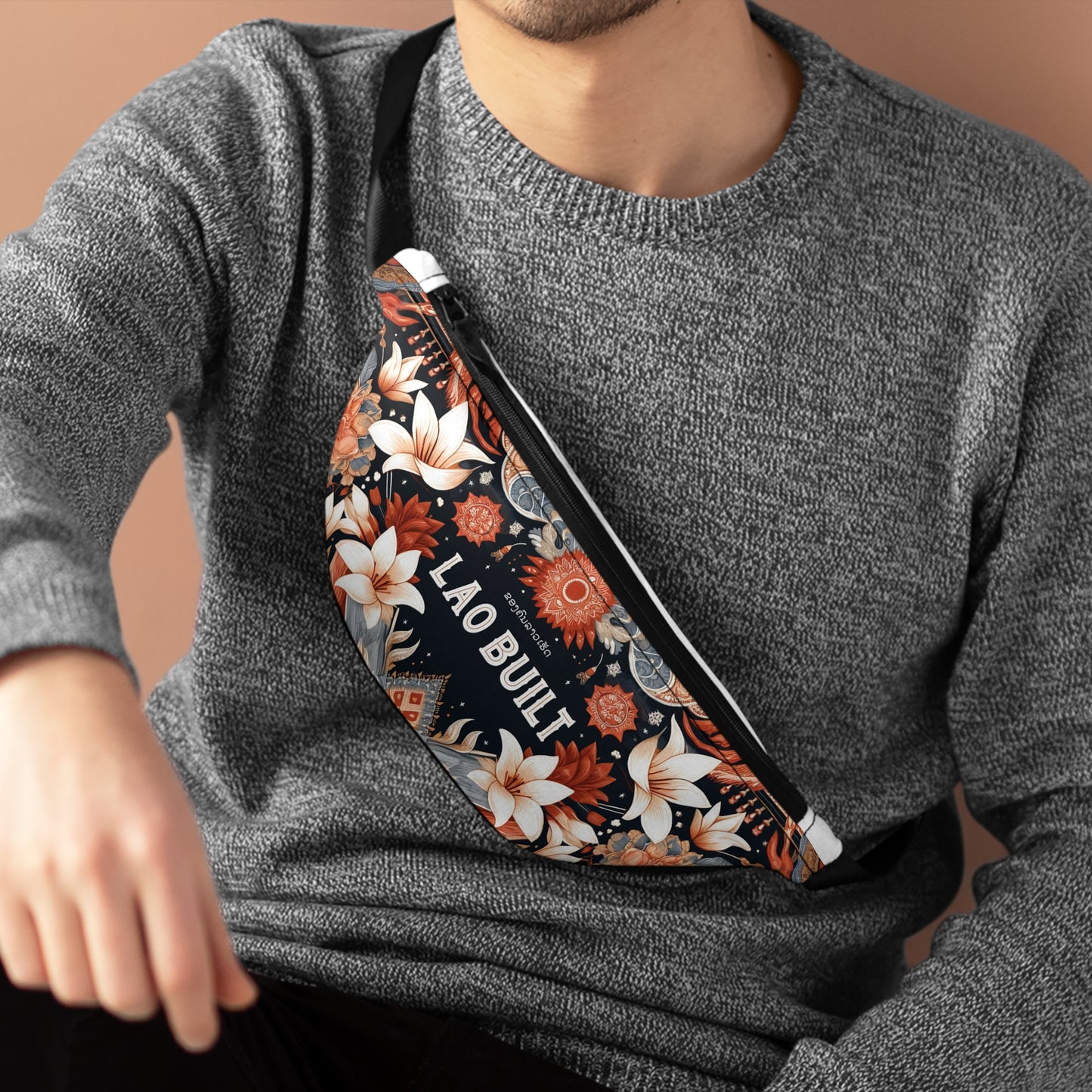 LAOBUILT BANNER FANNY PACK