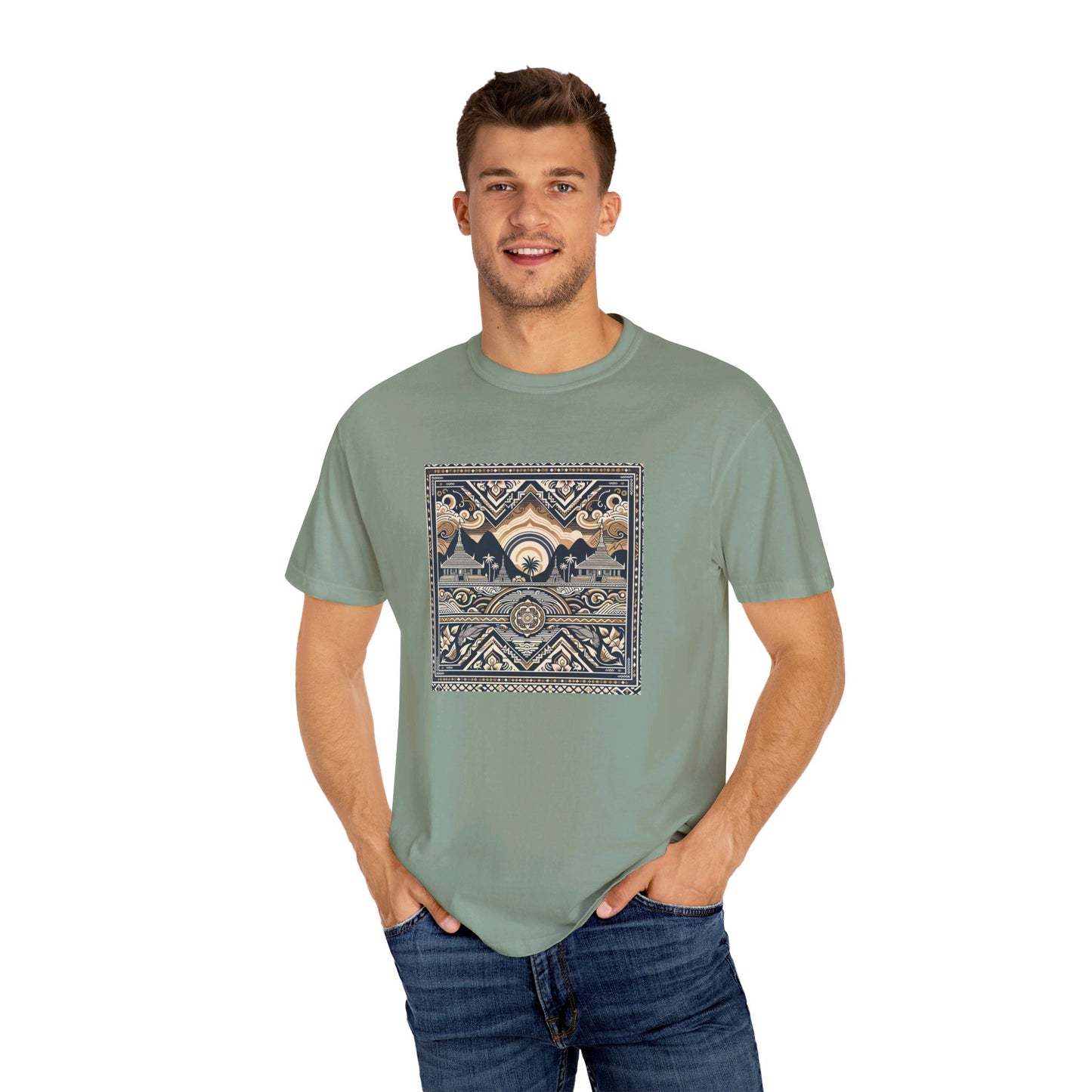 LAOBUILT HERITAGE MOSAIC T-SHIRT