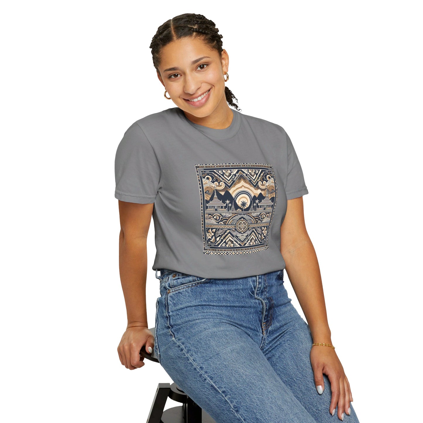 LAOBUILT HERITAGE MOSAIC T-SHIRT