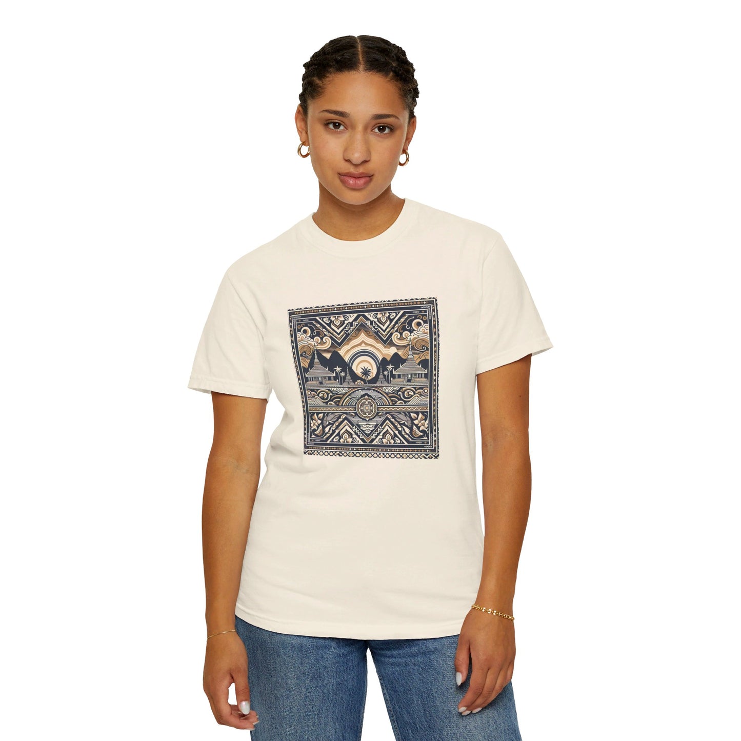 LAOBUILT HERITAGE MOSAIC T-SHIRT