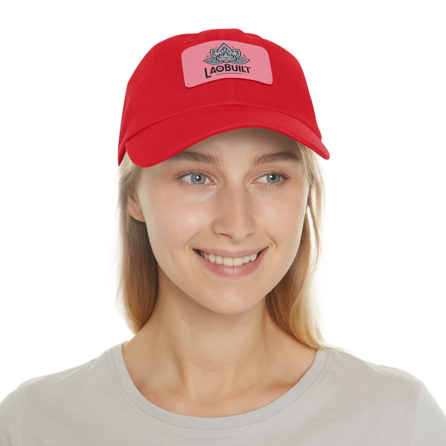 LAOBUILT HAT WITH LEATHER PATCH