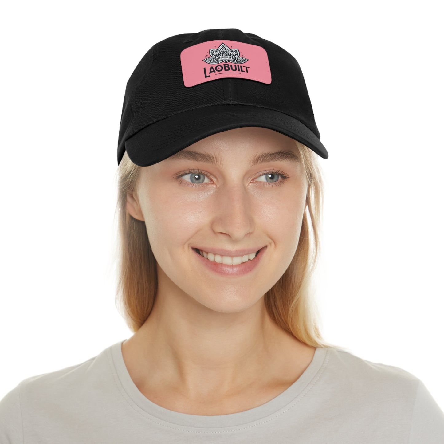 LAOBUILT HAT WITH LEATHER PATCH