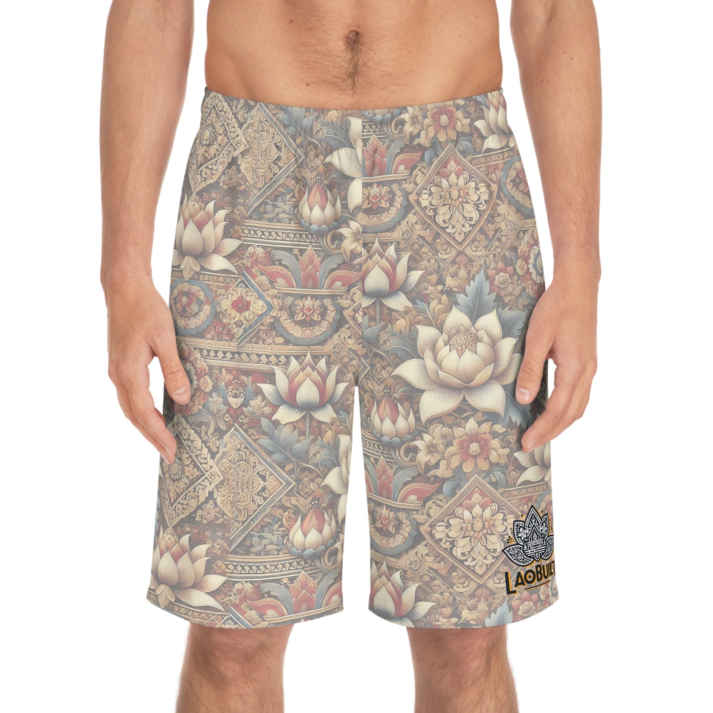 MEN'S LIGHT HERITAGE BLOSSOMS BOARD SHORTS