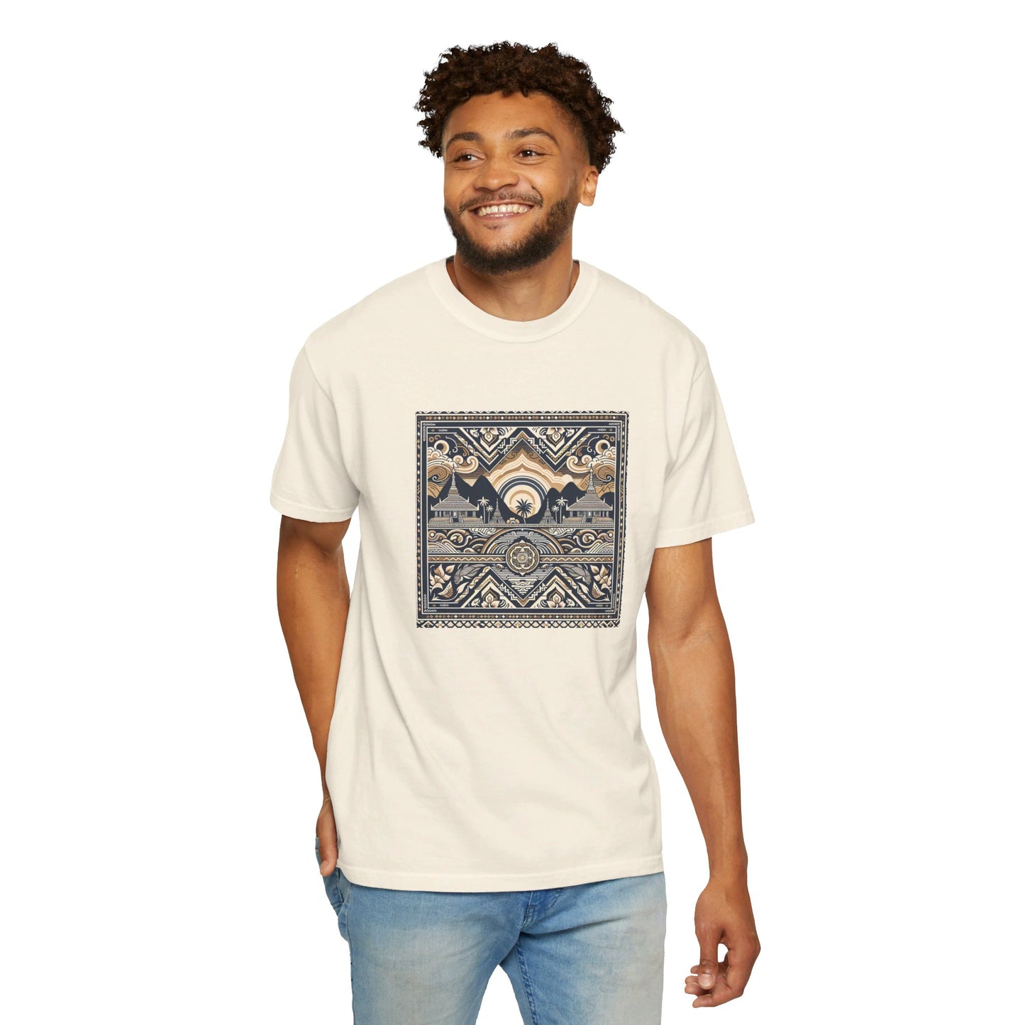 LAOBUILT HERITAGE MOSAIC T-SHIRT
