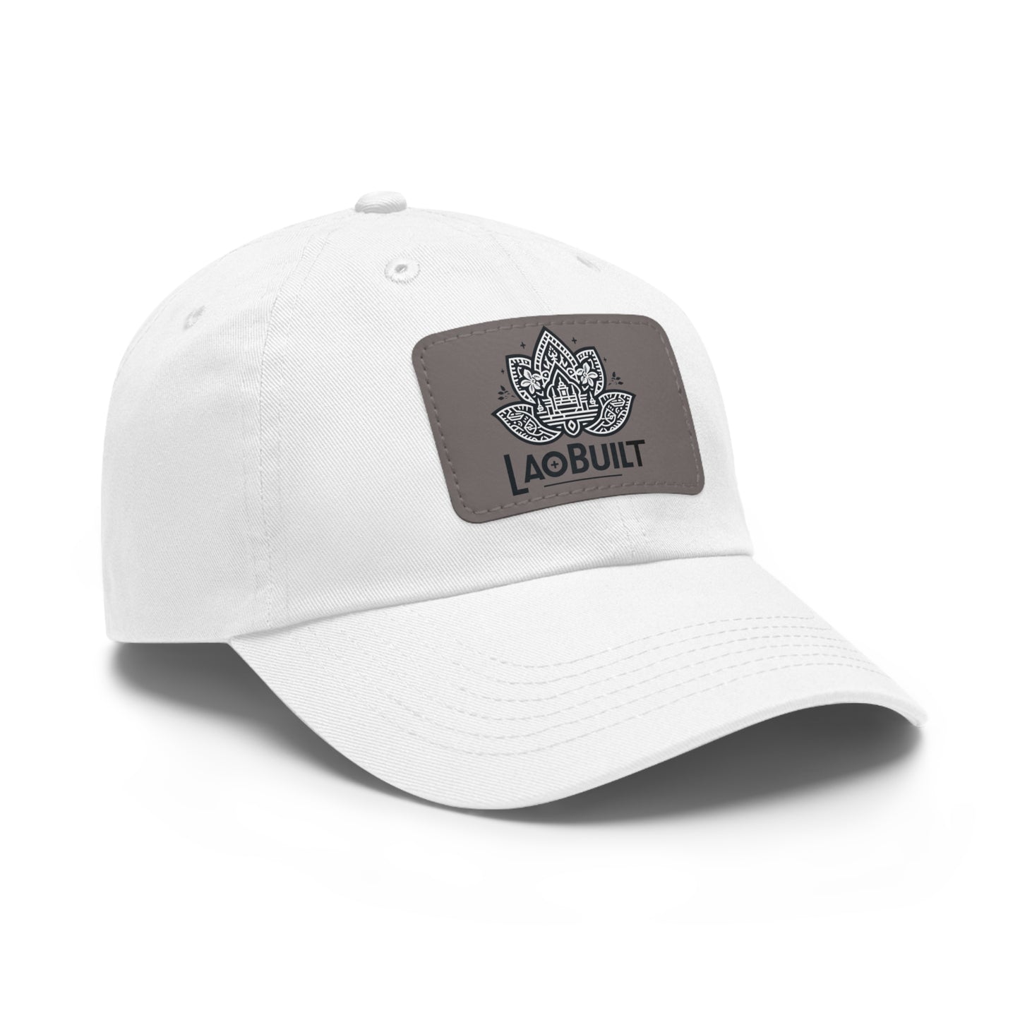 LAOBUILT HAT WITH LEATHER PATCH