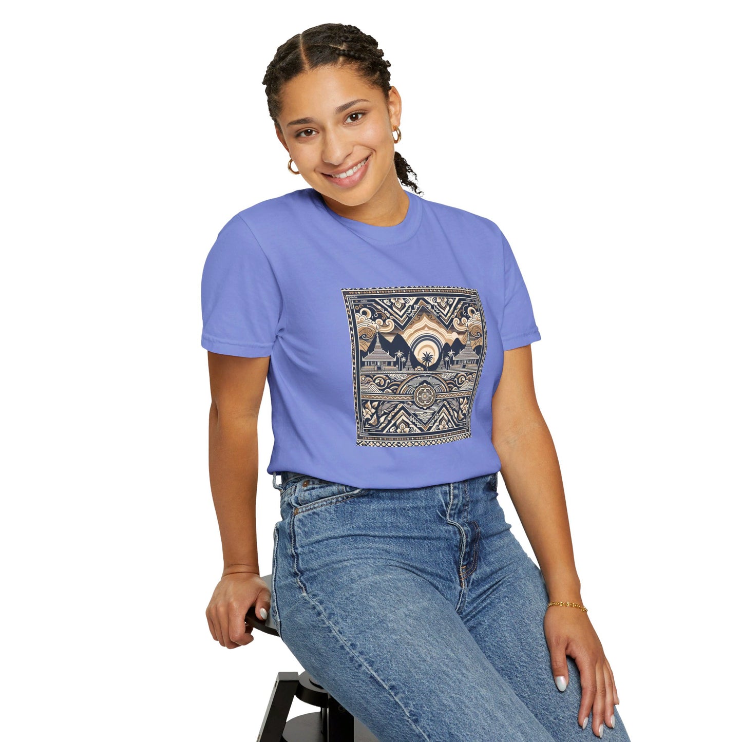 LAOBUILT HERITAGE MOSAIC T-SHIRT