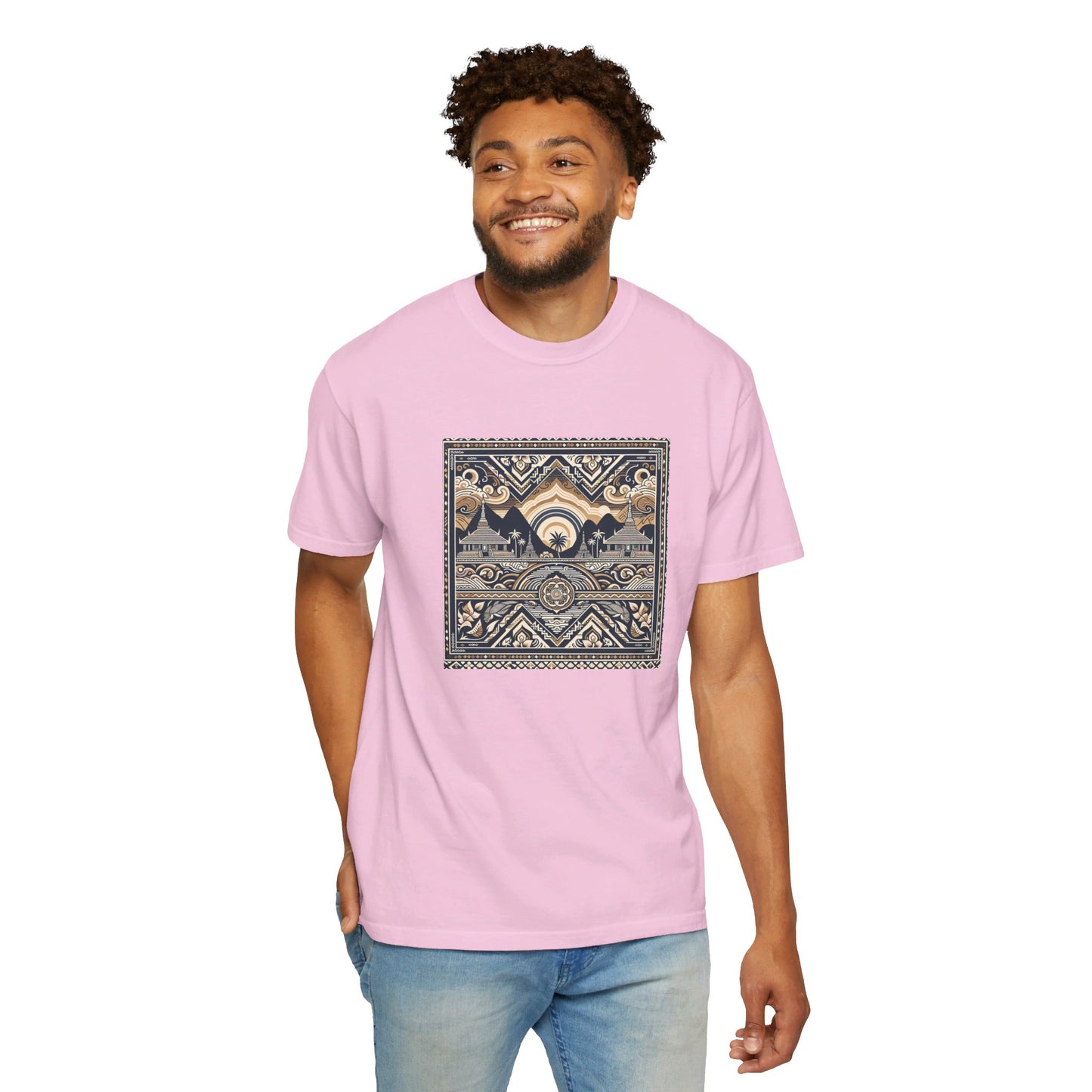 LAOBUILT HERITAGE MOSAIC T-SHIRT
