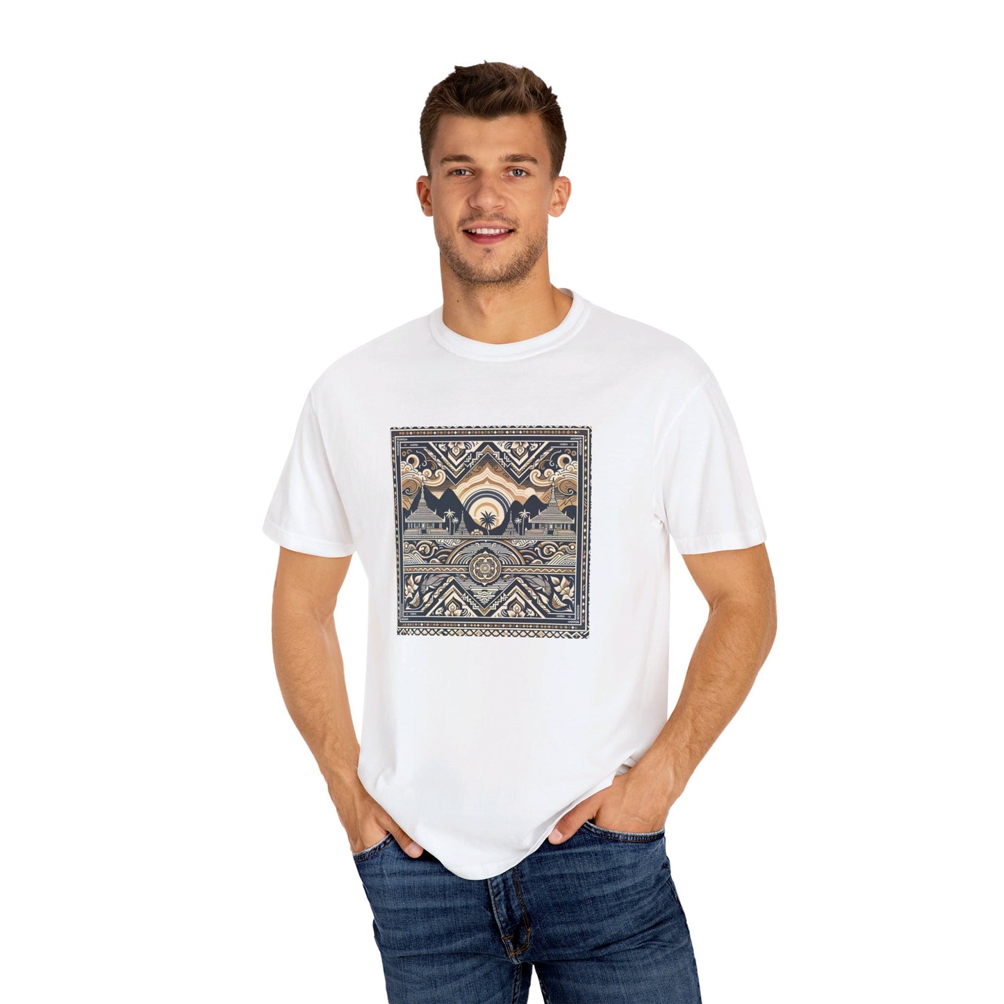 LAOBUILT HERITAGE MOSAIC T-SHIRT