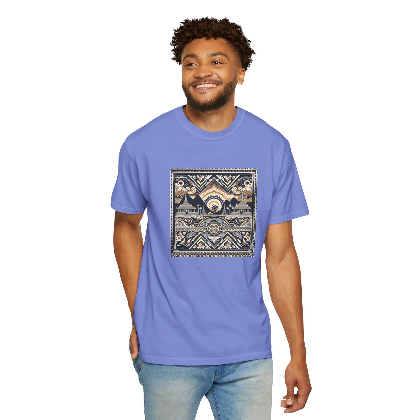 LAOBUILT HERITAGE MOSAIC T-SHIRT