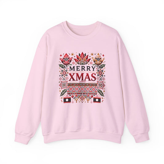 LAOBUILT MERRY XMAS SWEATSHIRT - LAO HERITAGE EDITION
