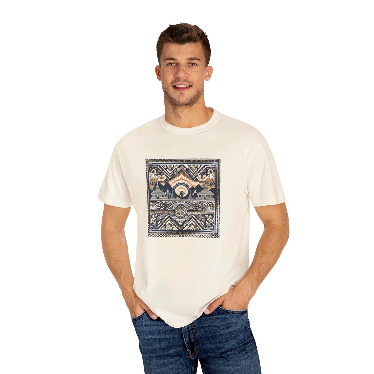 LAOBUILT HERITAGE MOSAIC T-SHIRT