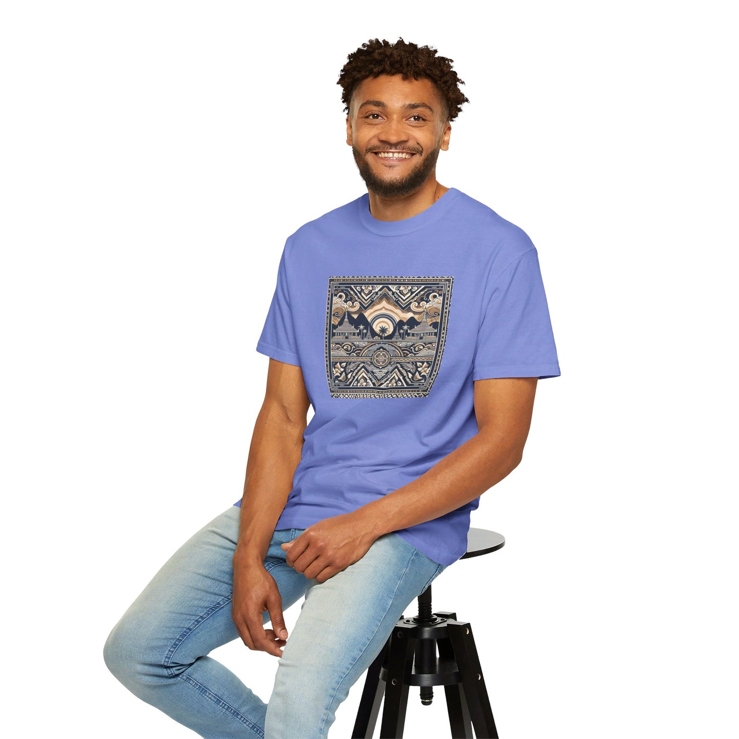 LAOBUILT HERITAGE MOSAIC T-SHIRT