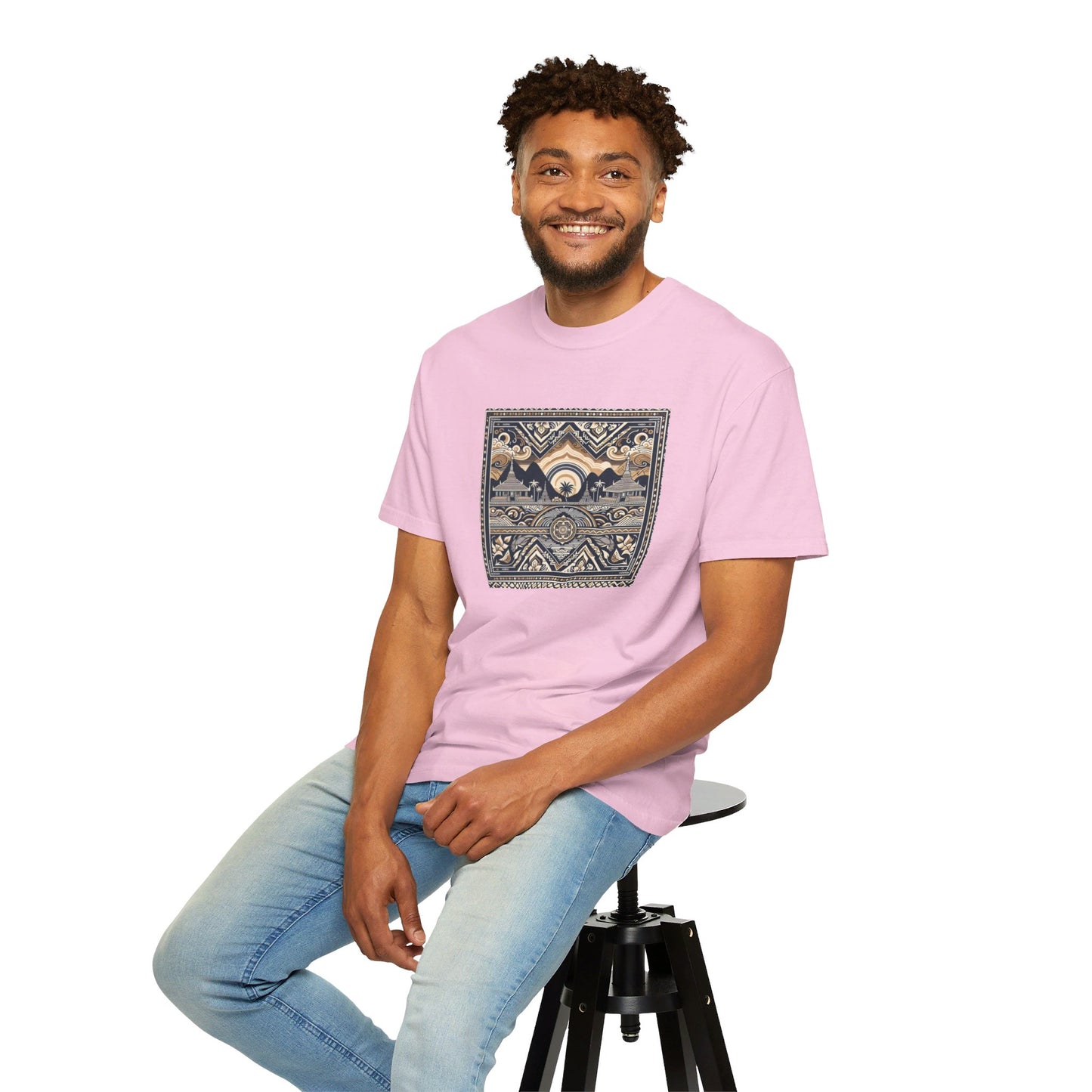 LAOBUILT HERITAGE MOSAIC T-SHIRT