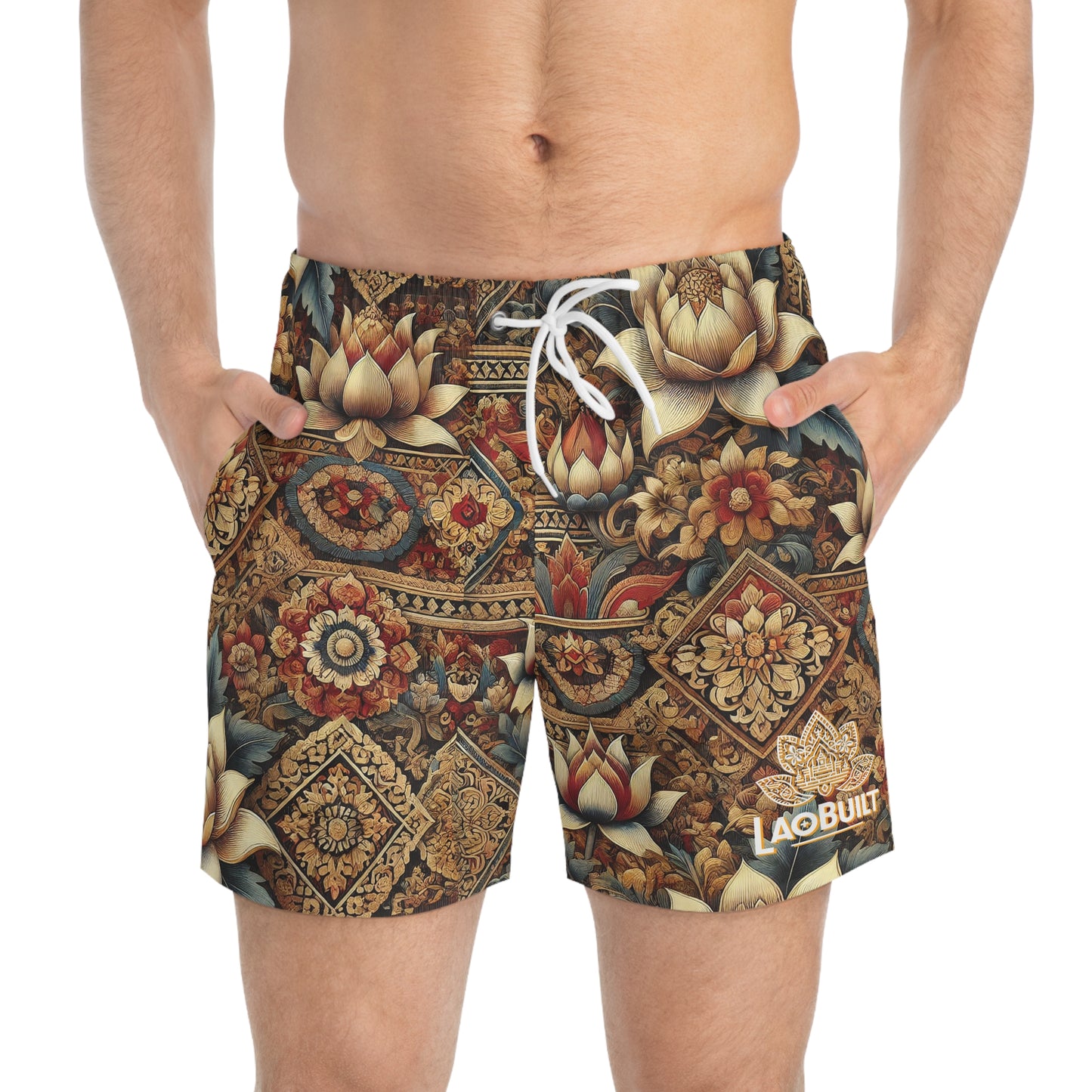MEN'S HERITAGE BLOSSOM SWIM SHORTS