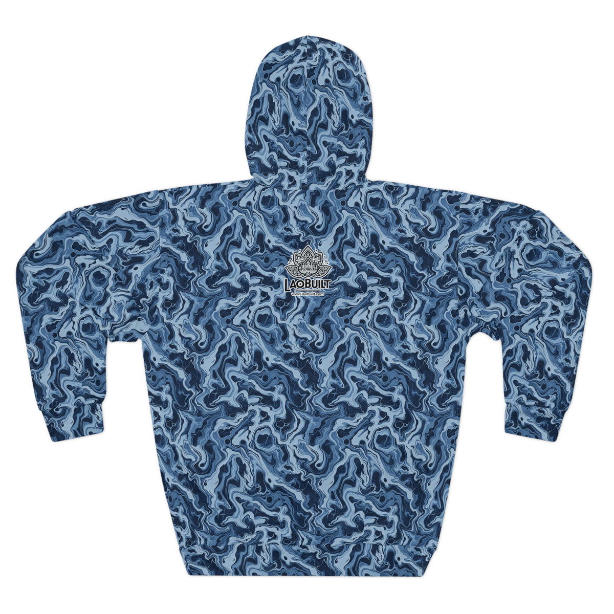 $ANTHI x LAOBUILT BLUE HOODIE — SIGNATURE EDITION