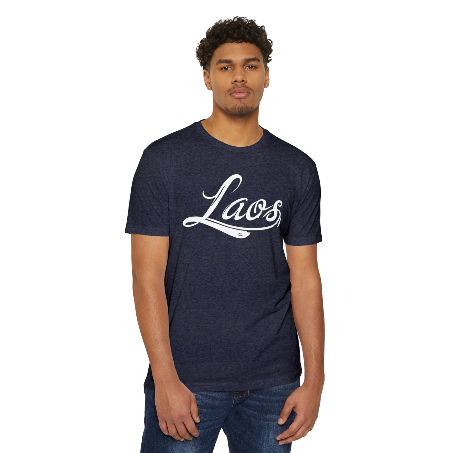 UNISEX LAOS SCRIPT JERSEY T-SHIRT