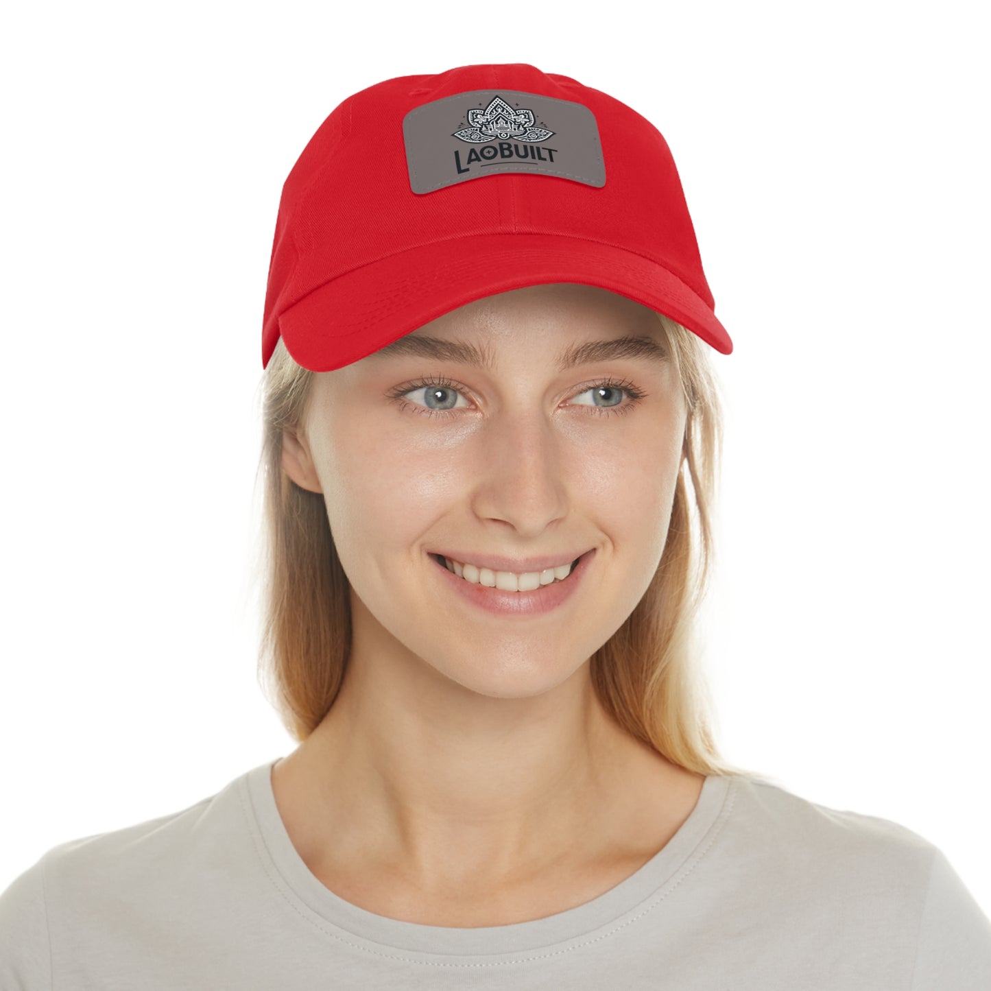 LAOBUILT HAT WITH LEATHER PATCH