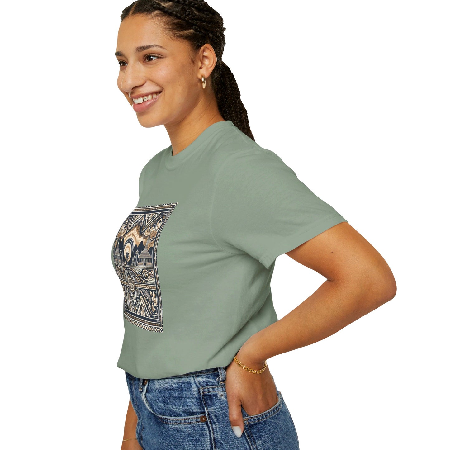 LAOBUILT HERITAGE MOSAIC T-SHIRT