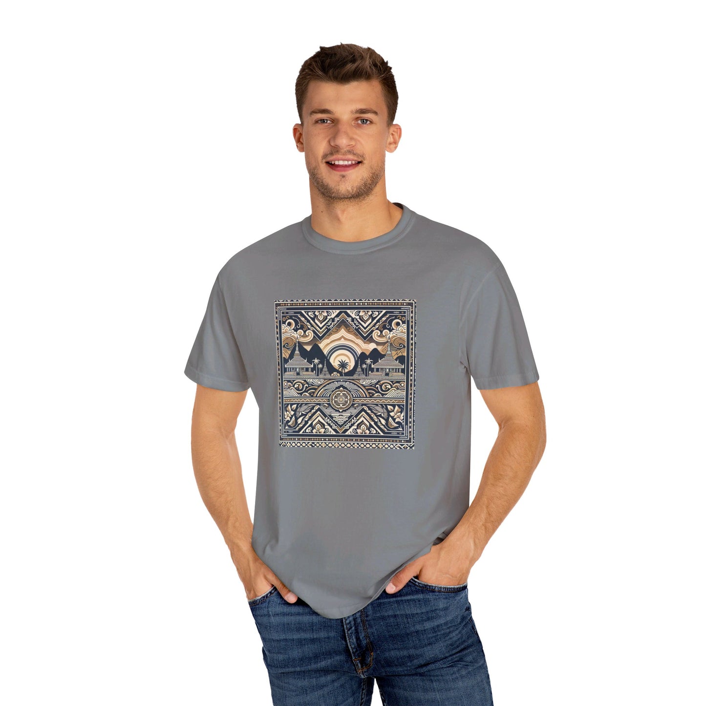 LAOBUILT HERITAGE MOSAIC T-SHIRT