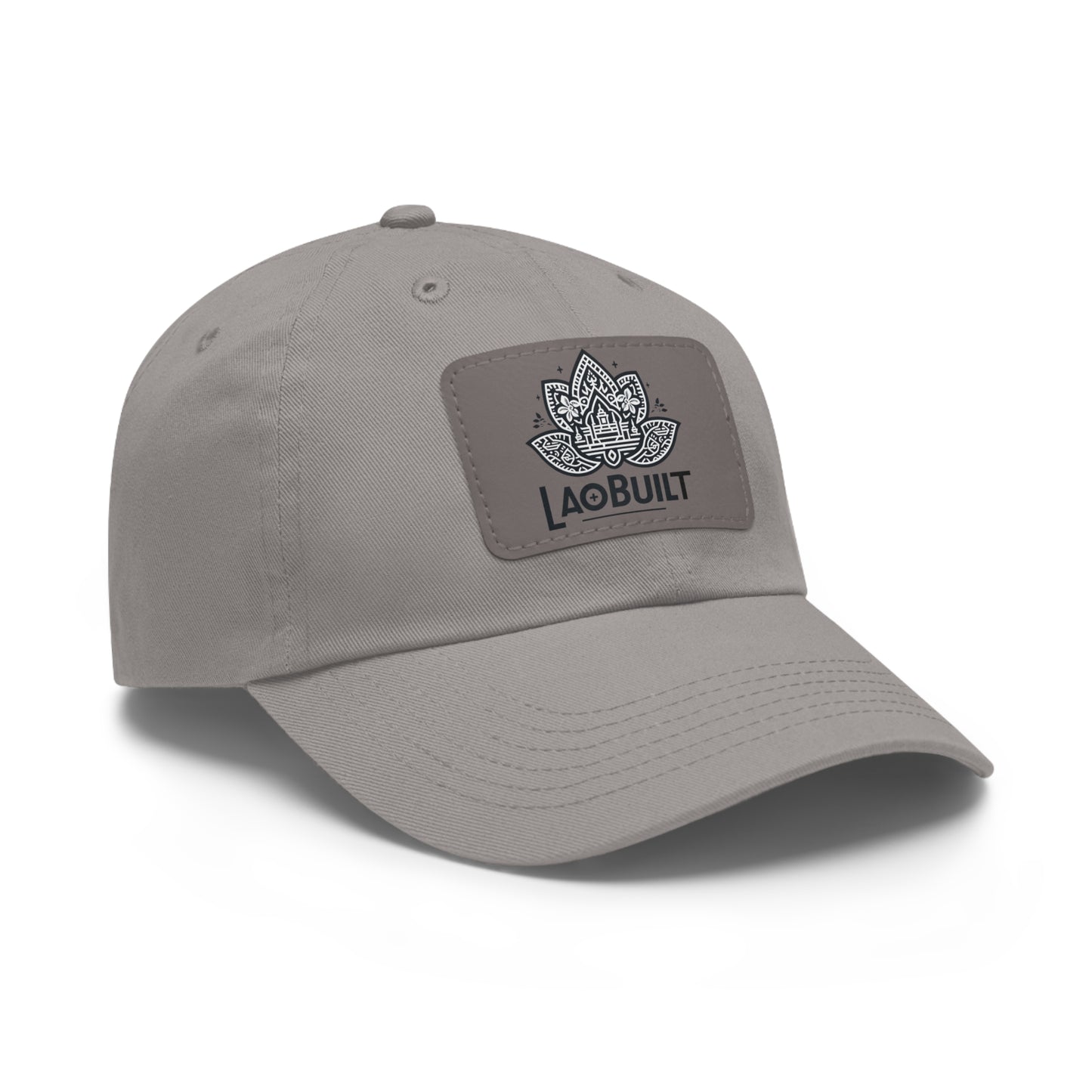 LAOBUILT HAT WITH LEATHER PATCH