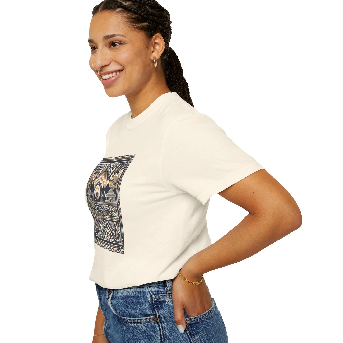 LAOBUILT HERITAGE MOSAIC T-SHIRT