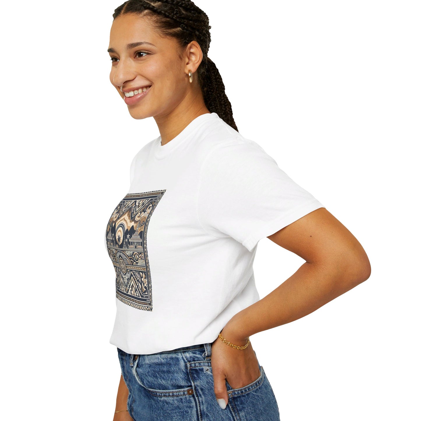 LAOBUILT HERITAGE MOSAIC T-SHIRT