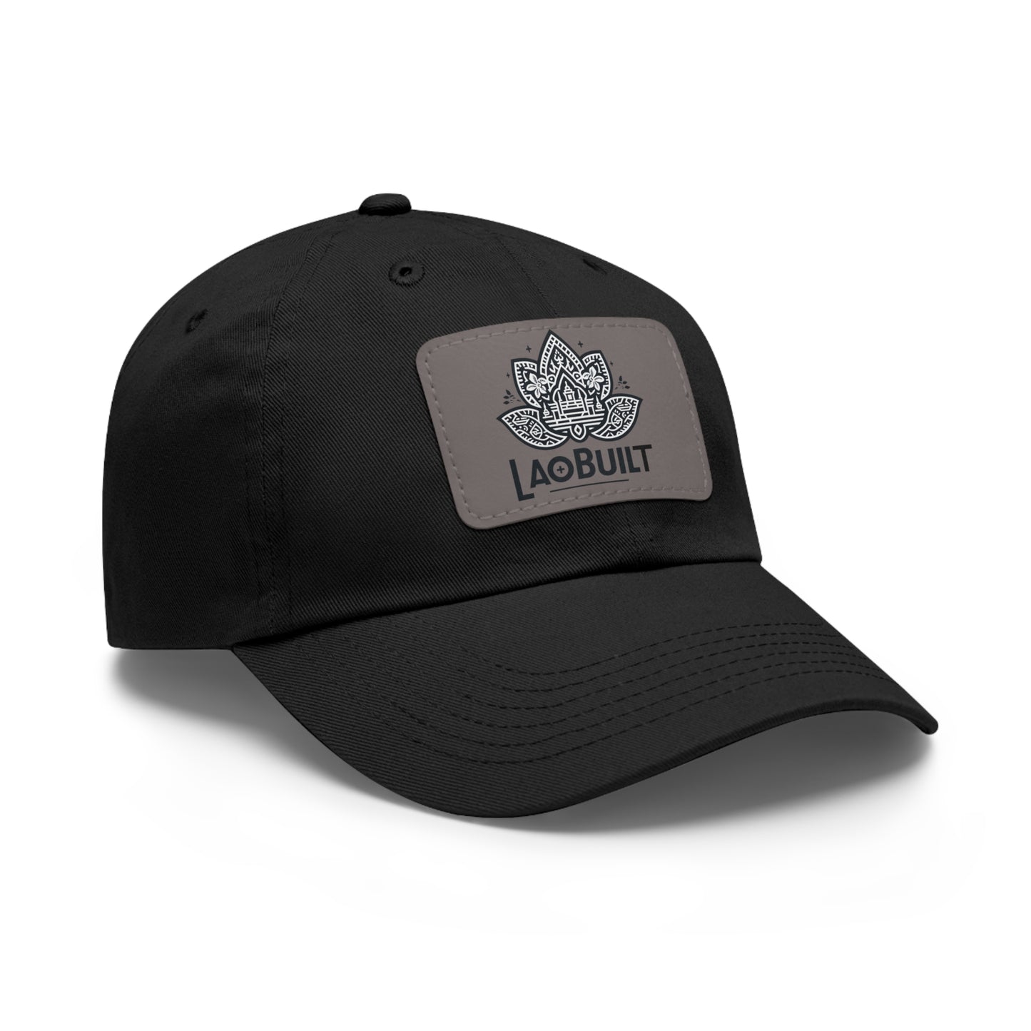 LAOBUILT HAT WITH LEATHER PATCH