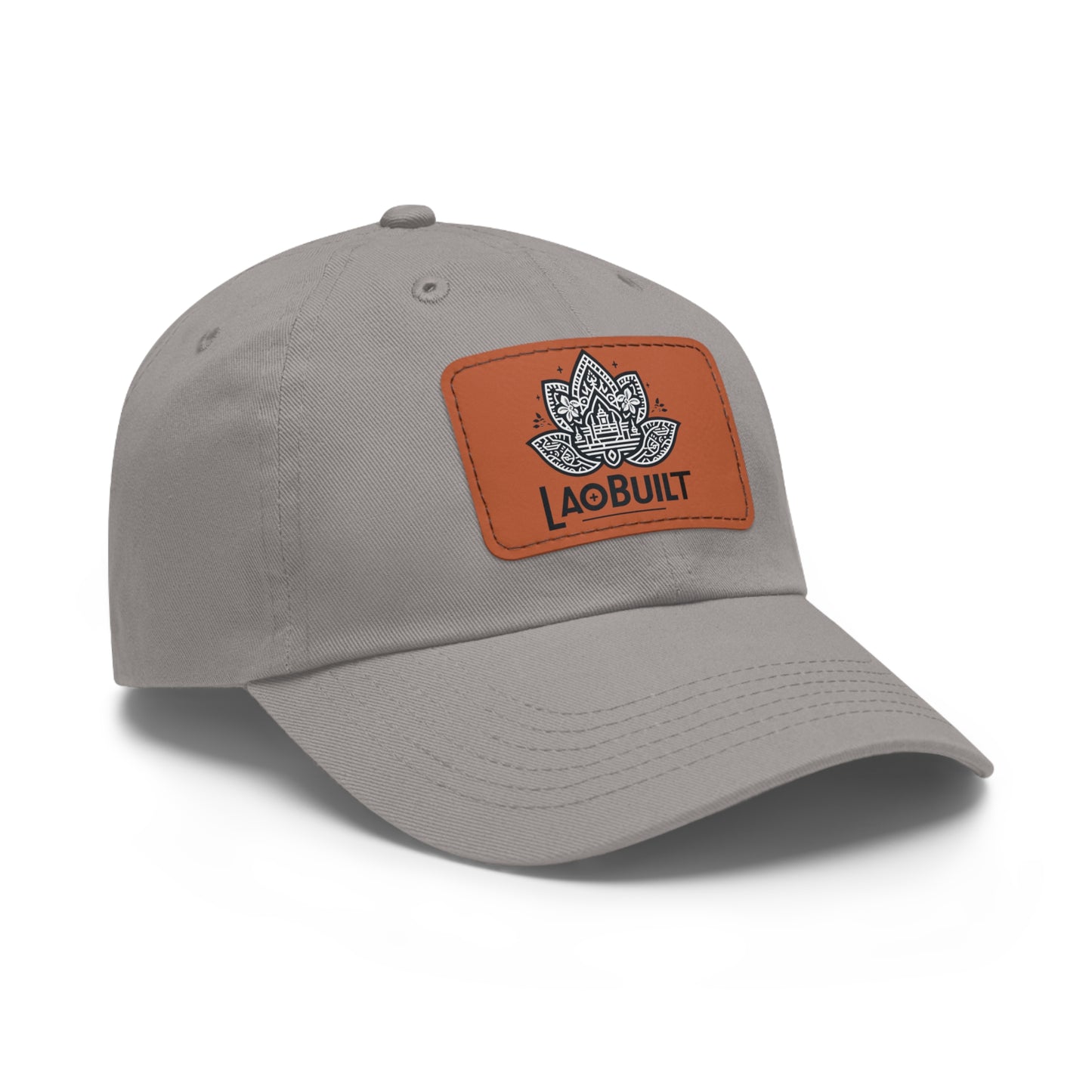 LAOBUILT HAT WITH LEATHER PATCH