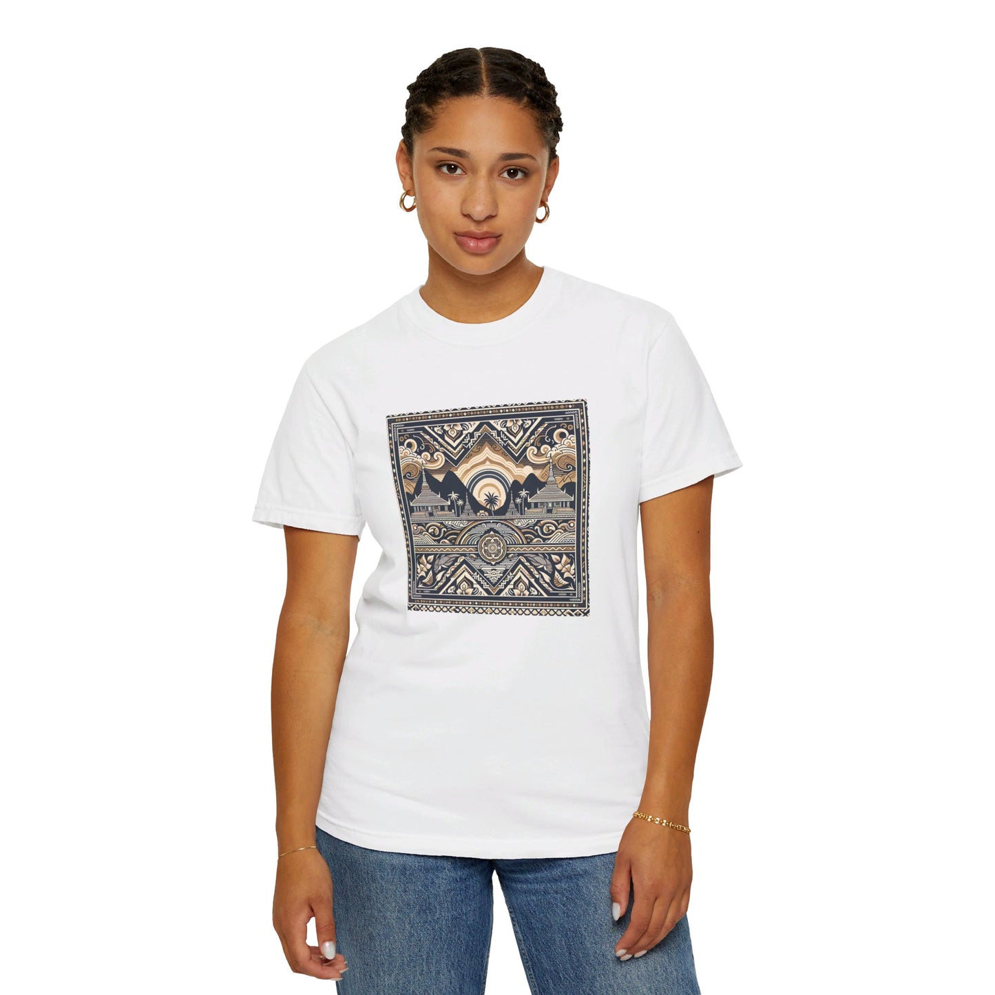 LAOBUILT HERITAGE MOSAIC T-SHIRT
