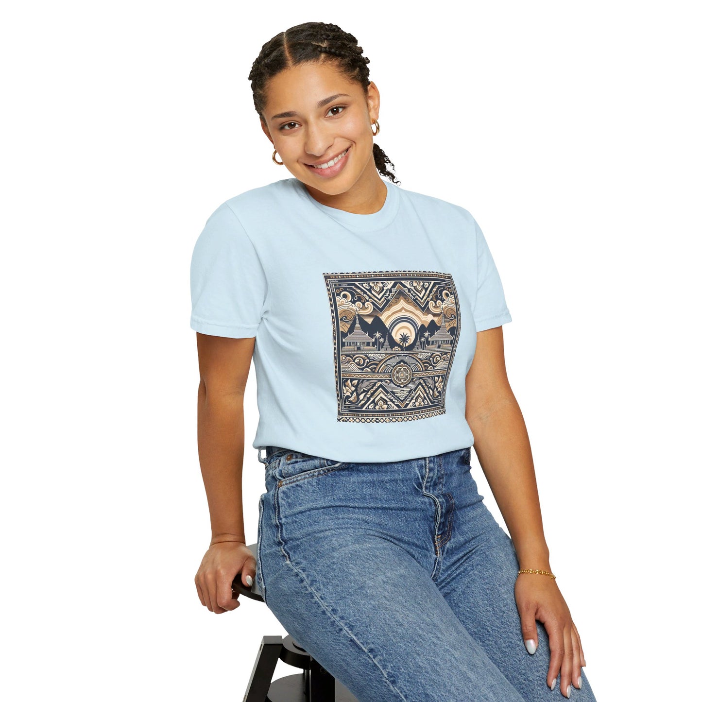 LAOBUILT HERITAGE MOSAIC T-SHIRT