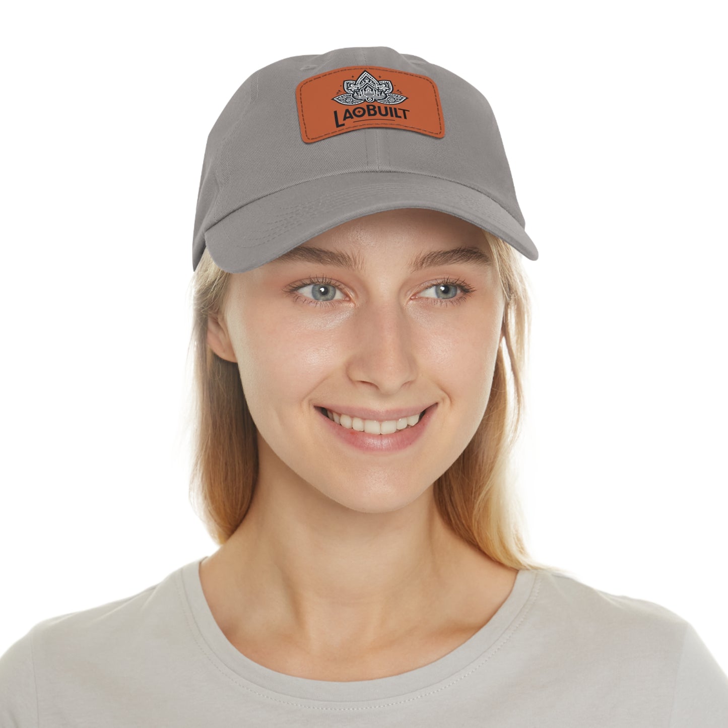 LAOBUILT HAT WITH LEATHER PATCH