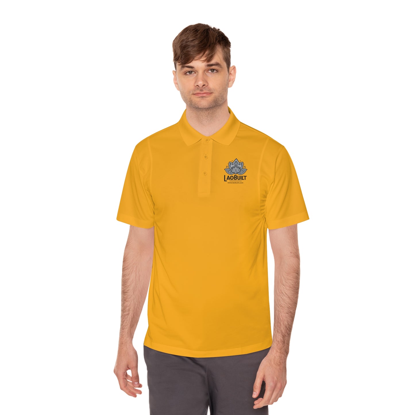 MEN'S LAOBUILT SPORT POLO SHIRT (LIGHT CLR)